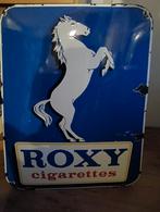 Vintage Roxy Cigarettes Reclamebord - Paard Motief, Verzamelen, Ophalen of Verzenden