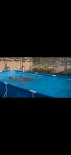 Intex zwembad 450x200 met warmtepomp, Ophalen, Gebruikt, 200 tot 300 cm, 80 tot 120 cm