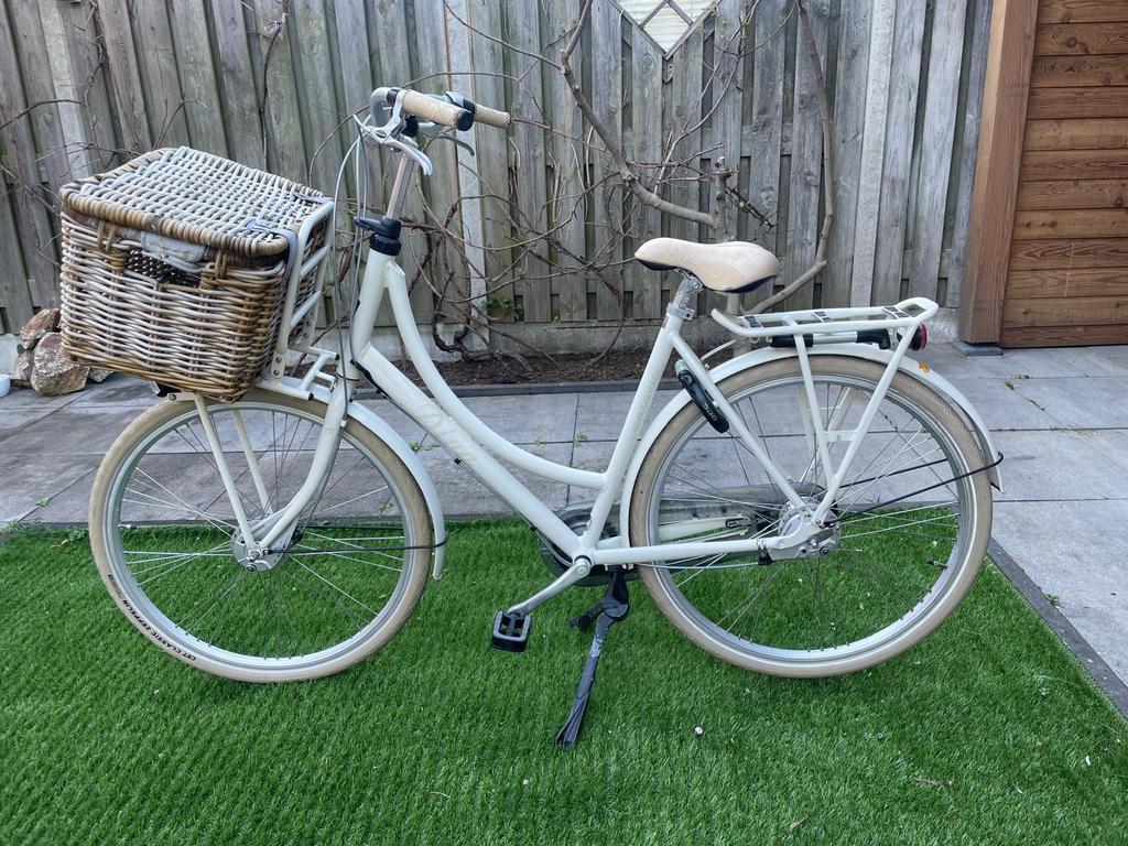 Batavus Diva dames fiets, Fietsen en Brommers, Fietsen | Dames | Omafietsen, 53 tot 56 cm, Ophalen, Zo goed als nieuw, Versnellingen