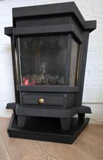 Te koop gietijzeren gaskachel brandend te zien, Ophalen, Gebruikt, Gas, Vrijstaand
