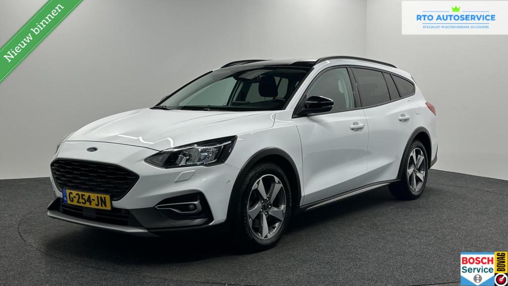 Ford Focus Wagon 1.0 EcoBoost Vignale NAVI CARPLAY LED CRUIS, Auto's, Ford, Gebruikt, Met garantie (alle), Wit, Autotrust