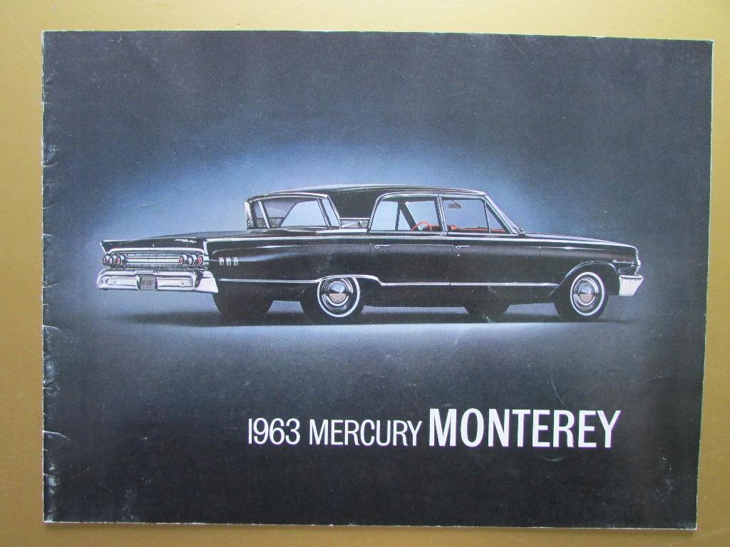 1963 Mercury Monterey prestige brochure, Engels, Ophalen of Verzenden, Zo goed als nieuw, Overige merken
