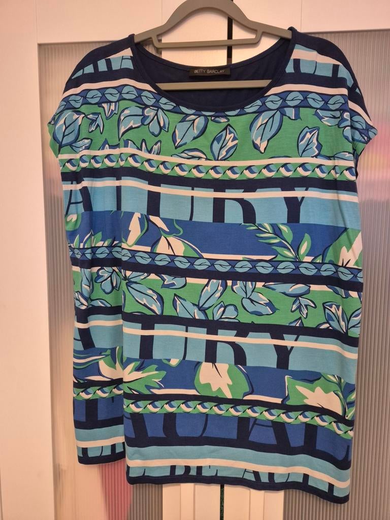 Tshirt Betty barclay, Blauw, Maat 42/44 (L), Ophalen of Verzenden, Zo goed als nieuw