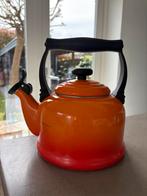Le Creuset fluitketel oranje, Ophalen, Gebruikt, Overige materialen, Overige typen