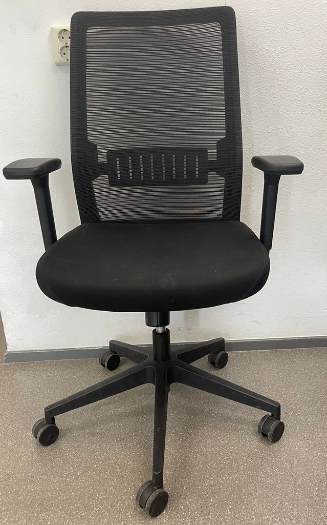 20 x Bureaustoelen, Ophalen, Gebruikt, Zwart, Bureaustoel