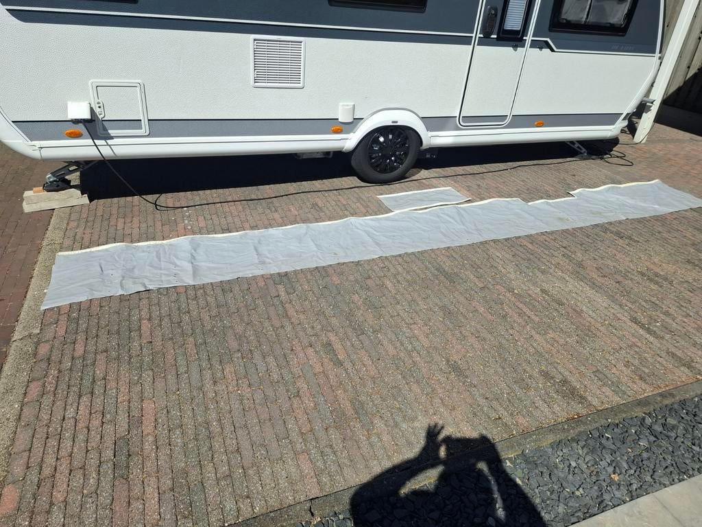 Tochtstrip en wielflap voor caravan, Caravans en Kamperen, Ophalen of Verzenden, Gebruikt