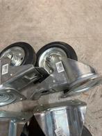 Zwenkwielen Tente met Rem - Set van 4, Ophalen, Gebruikt