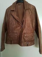 Mooie leren jas van S.Oliver in de kleur cognac, maat 44, Ophalen of Verzenden, Zo goed als nieuw, Maat 42/44 (L), Bruin