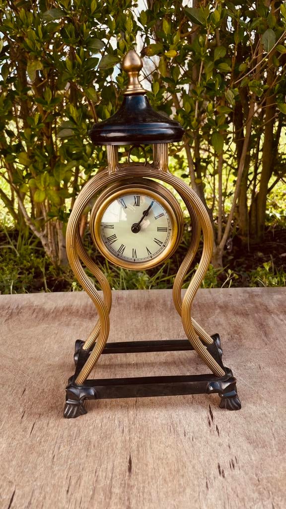 Vintage Pendule klok bureau/tafelklok, Antiek en Kunst, Ophalen of Verzenden