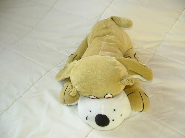 MOOIE HOND LIGGEND VELOURS LICHTGROEN MET WITTE SN, Ophalen of Verzenden, Nieuw, Overige typen