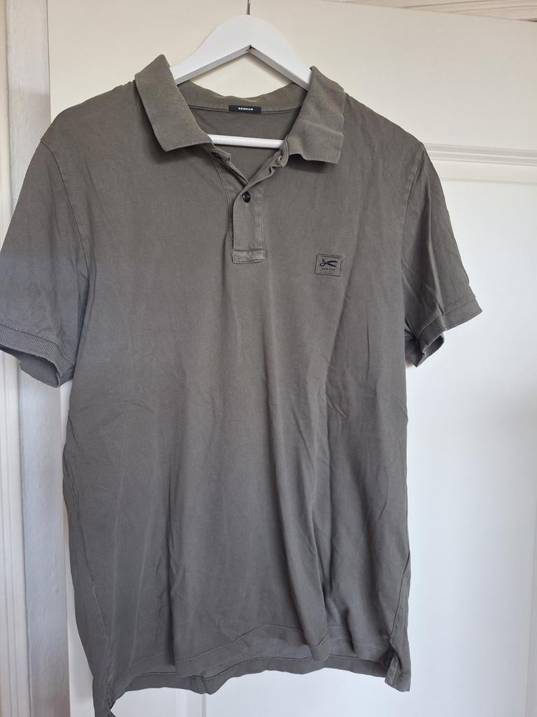 Denham polo khaki XL, Ophalen of Verzenden