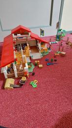 Playmobil manege 4190 + uitbreiding 7392, Ophalen of Verzenden, Zo goed als nieuw, Complete set