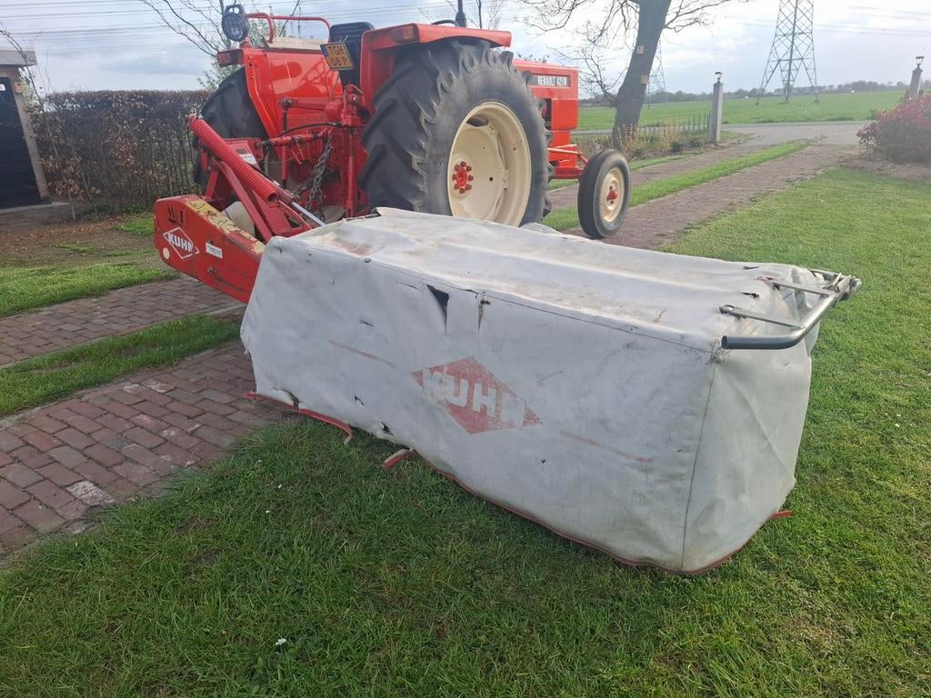 Schijvenmaaier kuhn gmd 400, Ophalen, Weidebouw