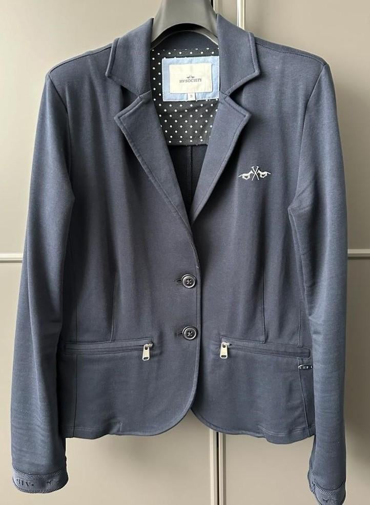 HV Society / HV polo sweatblazer / vestje maat 38, Kleding | Dames, Maat 38/40 (M), Blauw, HV Society, Nieuw