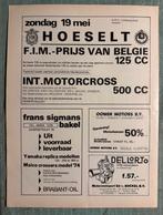 Advertentie 1974 Hoeselt Motorcross 125cc, Verzenden, Zo goed als nieuw, Motoren