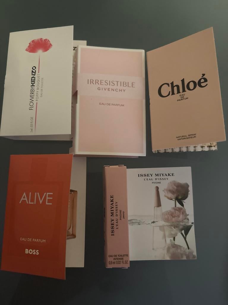 5x Parfum Testers: Kenzo, Givenchy, Chloe, Boss, L'eau D'iss, Ophalen of Verzenden, Nieuw