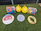 Speelgoed set: skippyballen, kruiptunnel, strandtent, ballen, Ophalen, Zo goed als nieuw