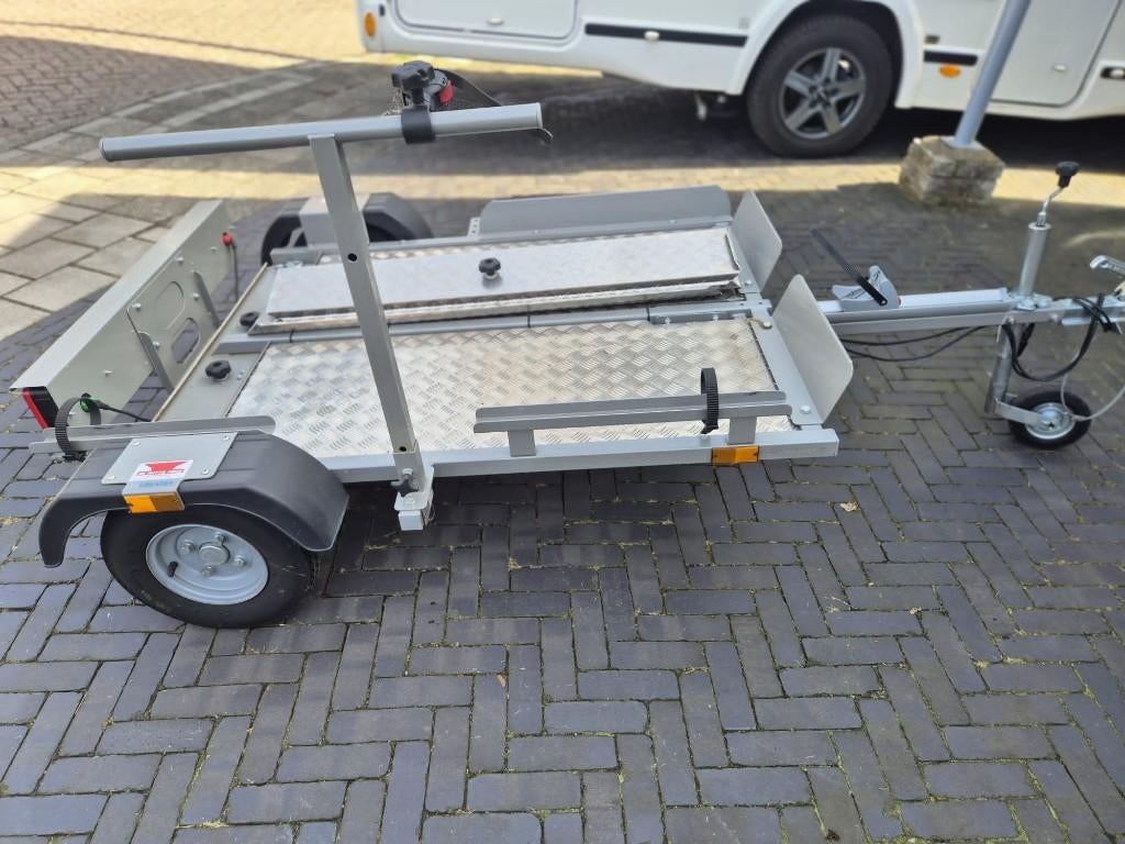 Aanhanger driewielfiets en gewone fiets, 255 x 143 cm, Fietsen en Brommers, Fietsaccessoires | Aanhangers en Karren, Ophalen, 80 kg of meer