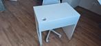 IKEA MICKE Bureau met ÖRFJÄLL Bureaustoel, Ophalen, Gebruikt, Wit, Bureaustoel