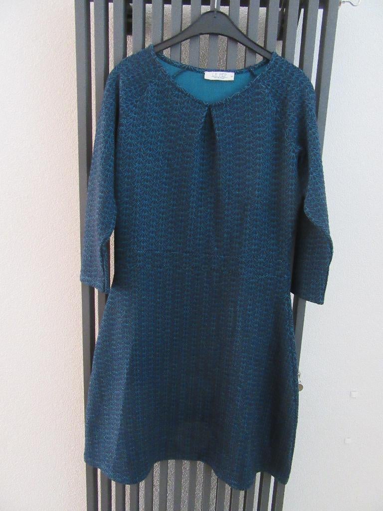 Nieuwe jurk van Le Pep maat 40 kleur petrol, Maat 38/40 (M), Le Pep, Blauw, Nieuw