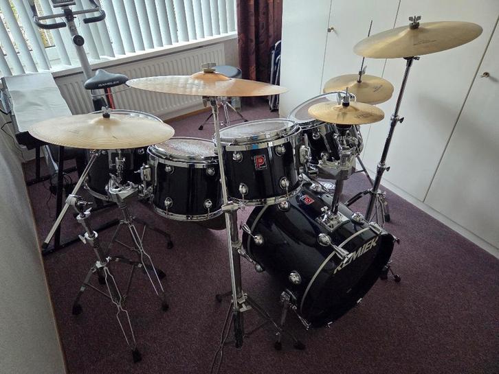 Premier drumstel, Muziek en Instrumenten, Drumstellen en Slagwerk, Gebruikt, Premier, Ophalen