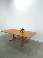 XL Deense uitschuifbare teak eettafel vintage, Gebruikt, 100 tot 150 cm, Deens design, vintage, Teakhout