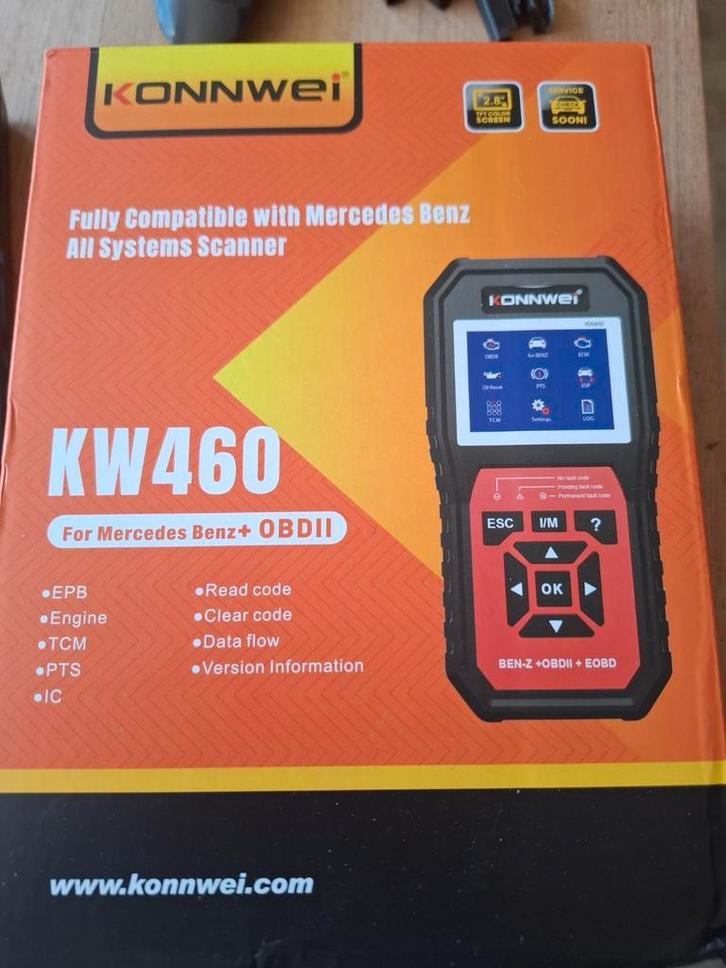 KONNWEI KW460 Mercedes Benz OBD2 Scanner nieuw!, Auto-onderdelen, Overige Auto-onderdelen, Mercedes-Benz, Nieuw, Ophalen of Verzenden
