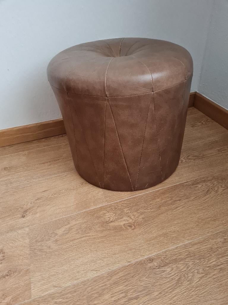 vintage poef, hocker, voetenbank, Ophalen of Verzenden, Huis en Inrichting