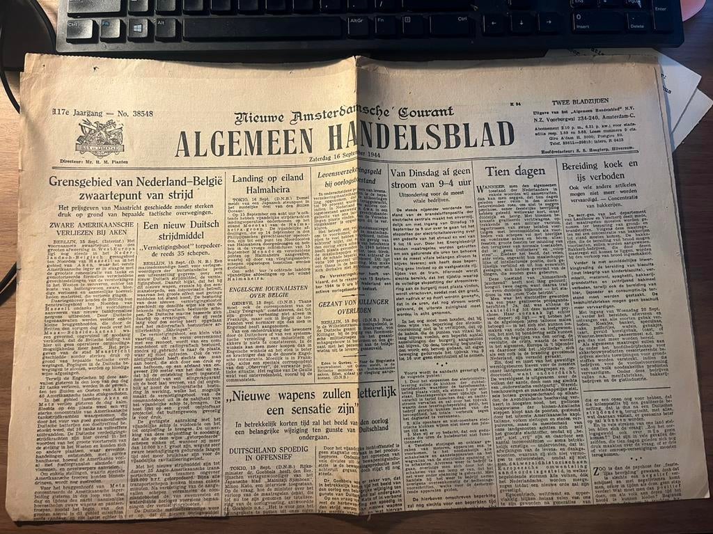 Algemeen Handelsblad, Verzamelen, Ophalen of Verzenden, 1940 tot 1960, Nederland, Krant