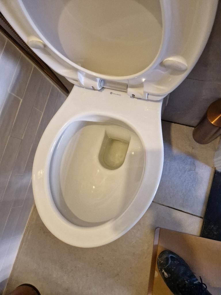 Hangtoilet design, Ophalen, Zo goed als nieuw, Steen, Toilet