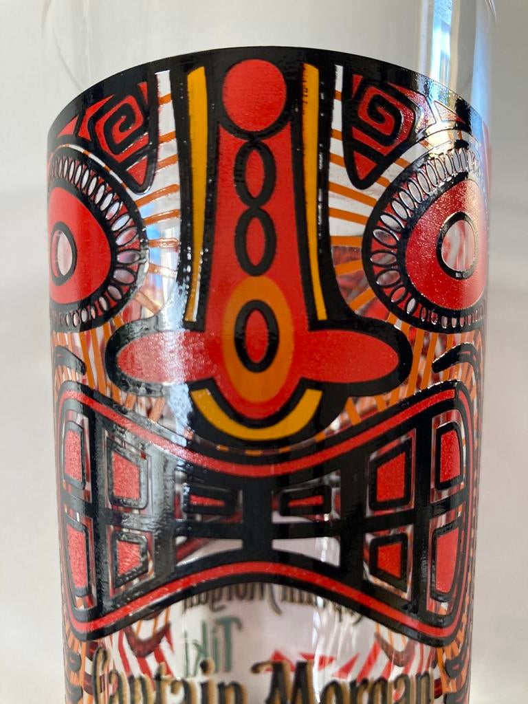 1x Glas Tiki Captain Morgan Rum Cocktail glas, Verzenden