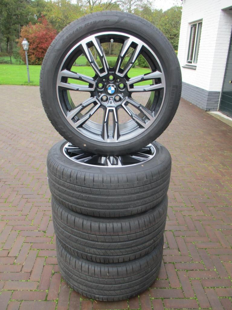 Originele BMW 5 serie i5 velgen 19 inch G60 G61styling 935 M, 245 mm, Banden en Velgen, Nieuw, Personenwagen