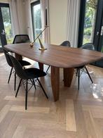 4 Vitra Eames gestoffeerde Eetkamerstoelen, Huis en Inrichting, Stoelen, Ophalen, Gebruikt, Zwart, Tijdloos