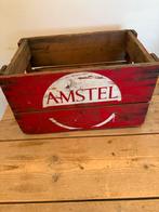 Oud houten bierkist ‘Amstel Bier’ 42x28 cm., Ophalen of Verzenden, Zo goed als nieuw, Minder dan 50 cm