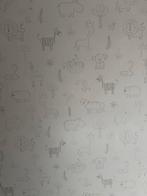Beige behangrol met dierentjes - Kwantum, Ophalen of Verzenden, Minder dan 10 m², Beige