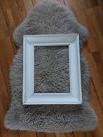 Wit houten schilderij lijst, oud hout/antiek, Ophalen, Hout, Minder dan 50 cm