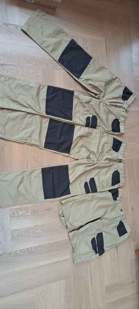 Nieuwe werkbroeken, 2x lang, 1x kort, maat 52, Kleding | Heren, Broeken en Pantalons, Ophalen
