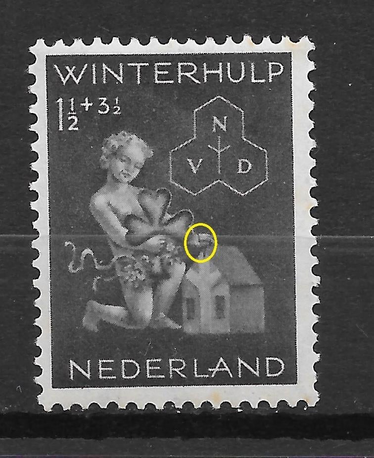 Plaatfout 423P ongebruikt cw 4,00, Postzegels en Munten, Postzegels | Nederland, Ophalen of Verzenden