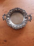 Antieke tinnen schaal met handvatten, Antiek en Kunst, Antiek | Schalen, Ophalen of Verzenden