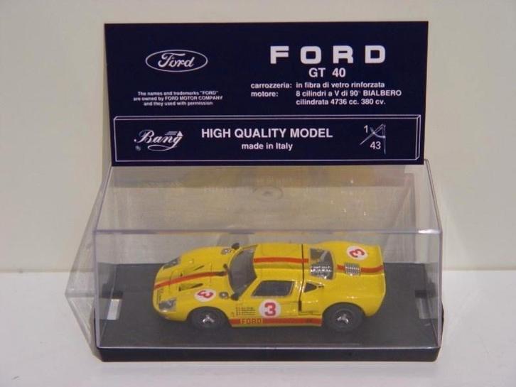 Ford GT40 Le Castellet - Bang 1:43 NIEUW !!, Hobby en Vrije tijd, Modelauto's | 1:43, Nieuw, Auto, Overige merken, Ophalen of Verzenden