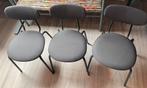 3 stoelen, Huis en Inrichting, Stoelen, Ophalen, Zo goed als nieuw, Zwart
