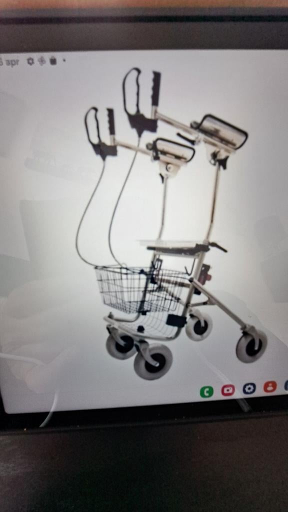 Te koop rollator met armschalen., Ophalen, Gebruikt