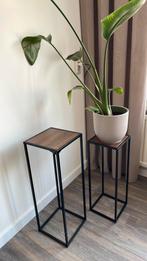 Twee planten tafeltjes, Huis en Inrichting, Ophalen of Verzenden, Zo goed als nieuw