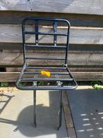 Zwarte fiets voordrager, Fietsen en Brommers, Fietsaccessoires | Bagagedragers, Ophalen, Gebruikt
