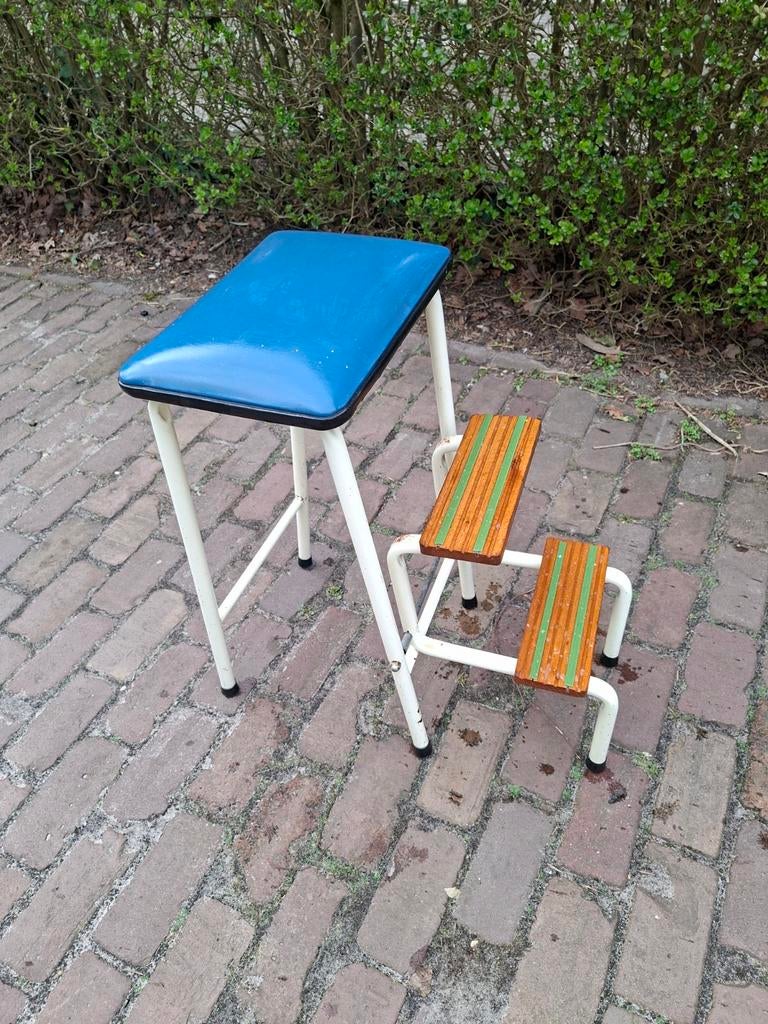 Vintage Brabantia keukentrapje jaren '60 / '70, Huis en Inrichting, Ophalen of Verzenden, Gebruikt