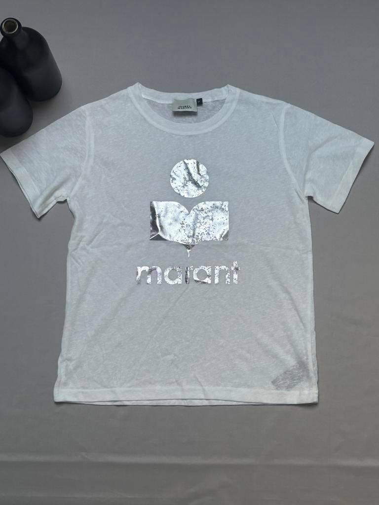 Isabel Marant t-shirt, Kleding | Dames, T-shirts, Verzenden, Wit, Zo goed als nieuw, Korte mouw