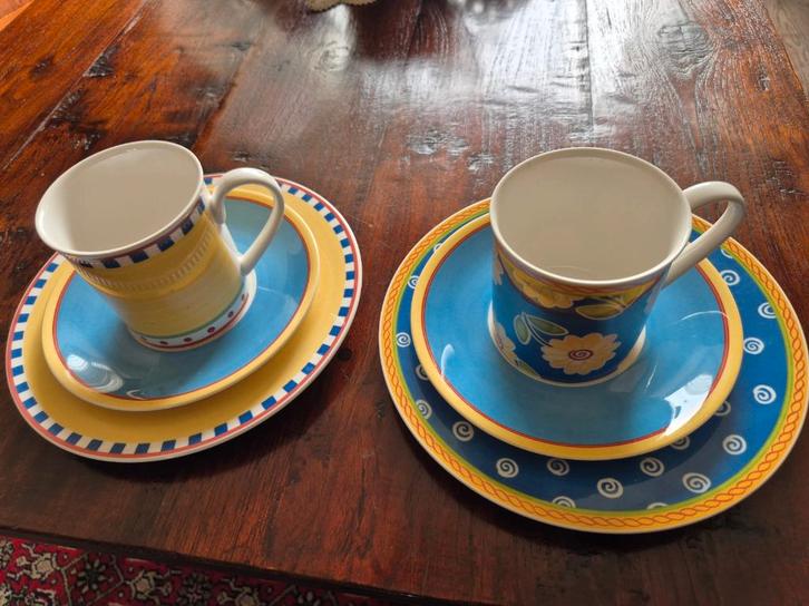 Villeroy Boch Twist - Mok - Bord -, Huis en Inrichting, Keuken | Servies, Zo goed als nieuw, Bord(en), Overige stijlen, Porselein