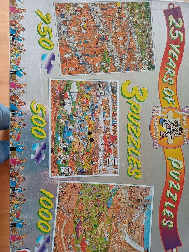Jan van Haasteren Puzzel 3-in-1 - 25 Jaar Jubileum, Ophalen of Verzenden