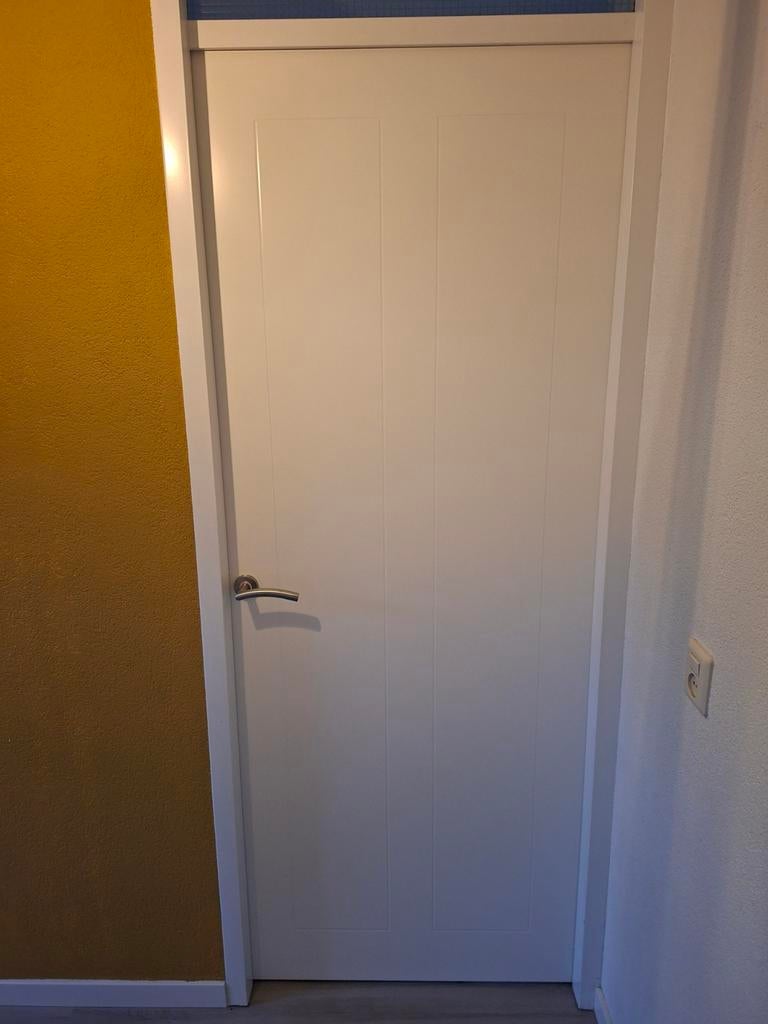 2x Svedex binnendeuren -Opdek deur- (incl. deurklink steel), Ophalen, Gebruikt, 80 tot 100 cm, Binnendeur