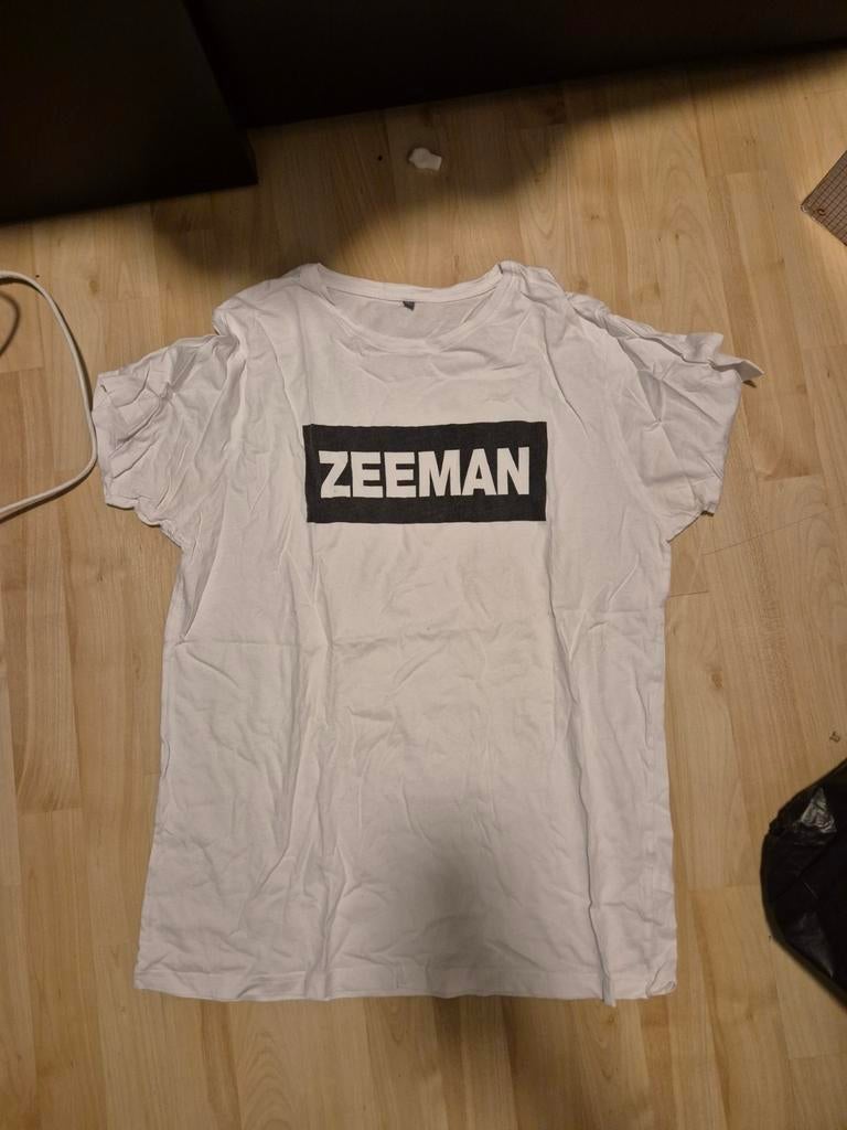 Zeeman merchandise T-shirt maat XL, Ophalen of Verzenden, Zo goed als nieuw, Maat 56/58 (XL), Wit